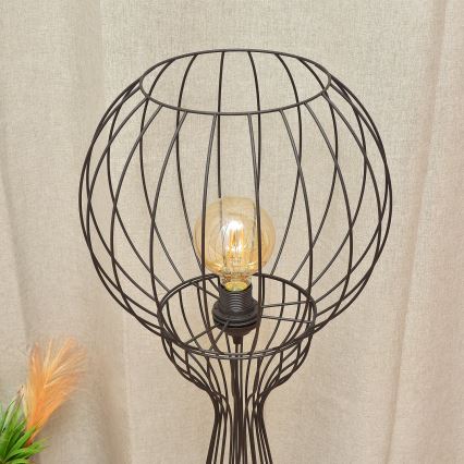Podna lampa MERCURE 1xE27/15W/230V crna