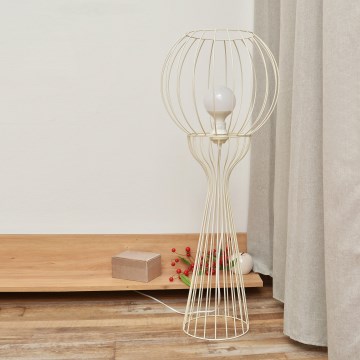 Podna lampa MERCURE 1xE27/15W/230V krem boje