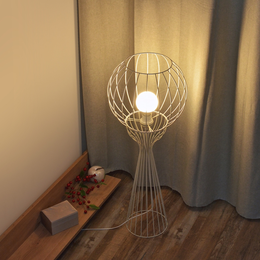 Podna lampa MERCURE 1xE27/15W/230V krem boje