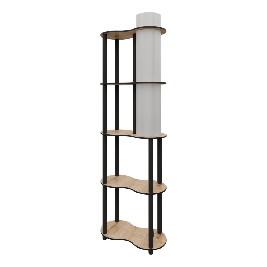 Podna lampa NOTO s policama 1xE27/40W/230V bež/crna