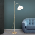 Podna lampa OLD LAMP 1xE27/40W/230V bijela/mesing