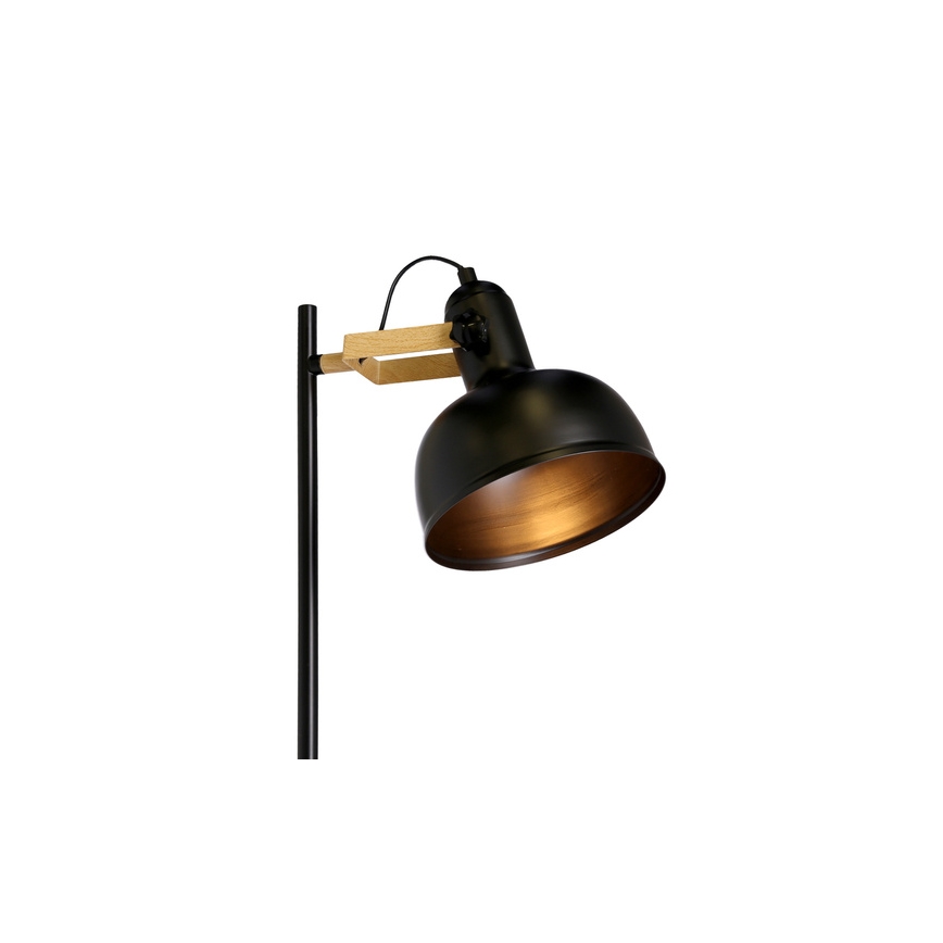 Podna lampa RENO 1xE27/40W/230V crna