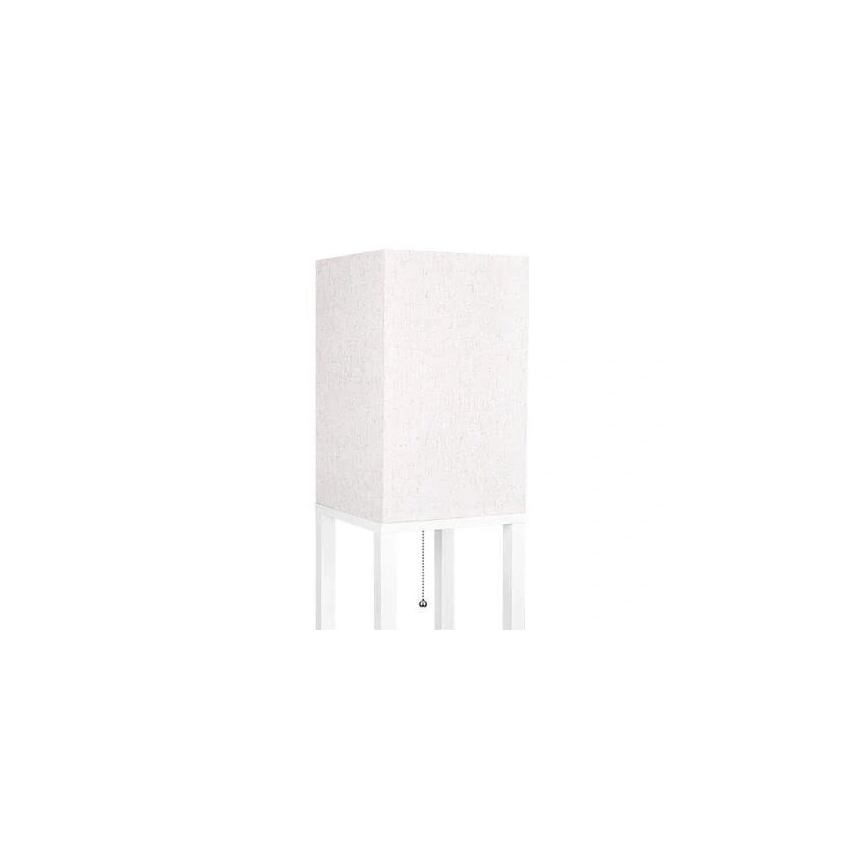 Podna lampa s policama 1xE27/60W/230V bijela