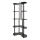 Podna lampa s policama NOTO 1xE27/40W/230V crna