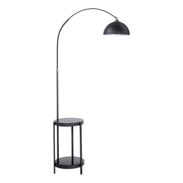 Podna lampa sa stolićem 1xE27/60W/230V crna
