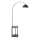 Podna lampa sa stolićem 1xE27/60W/230V crna