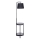 Podna lampa sa stolićem 1xE27/60W/230V USB crna