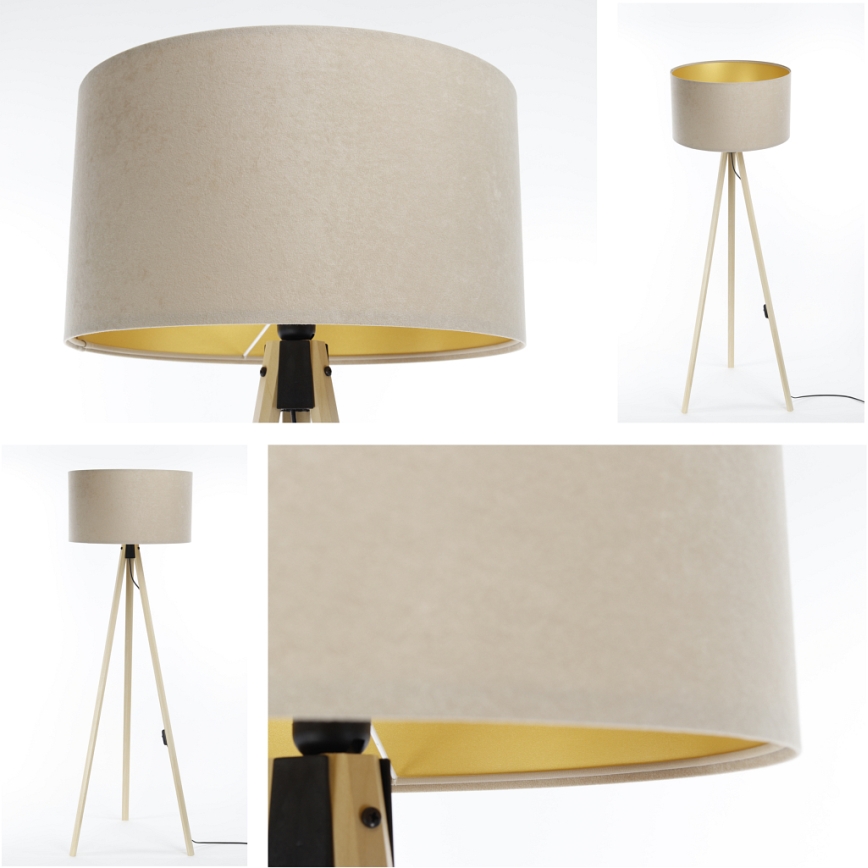Podna lampa STANDART 1xE27/60W/230V bež