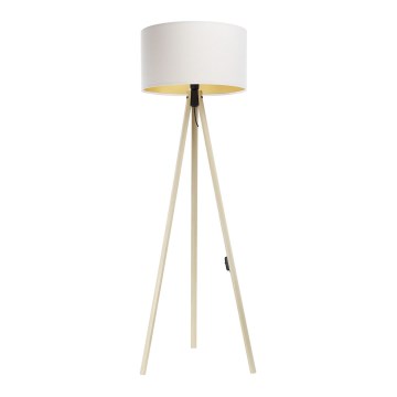 Podna lampa STANDART 1xE27/60W/230V bijela/bež