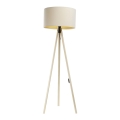 Podna lampa STANDART 1xE27/60W/230V krem/bež