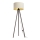 Podna lampa STANDART 1xE27/60W/230V krem/smeđa