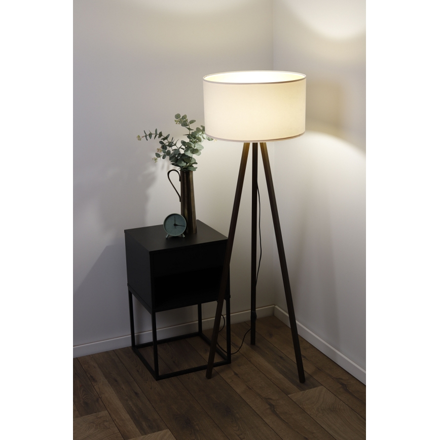 Podna lampa STANDART 1xE27/60W/230V krem/smeđa