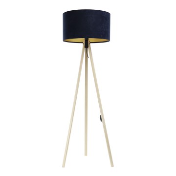 Podna lampa STANDART 1xE27/60W/230V plava/bež