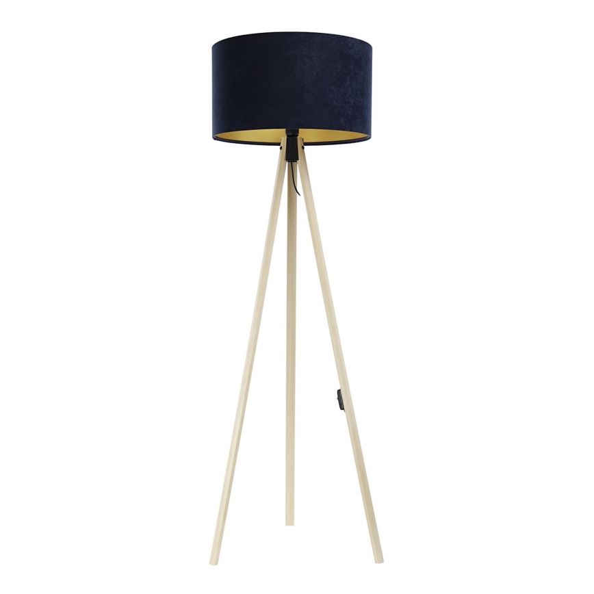 Podna lampa STANDART 1xE27/60W/230V plava/bež