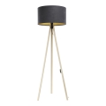 Podna lampa STANDART 1xE27/60W/230V siva/bež