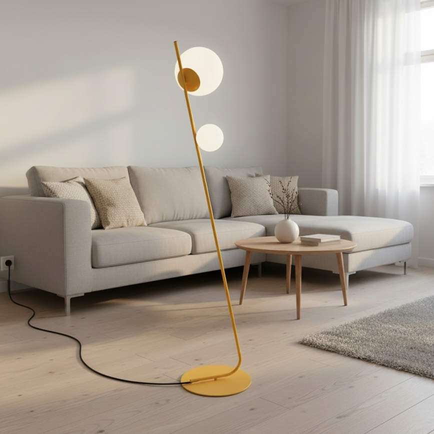 Podna lampa TATU 2xG9/8W/230V narančasta