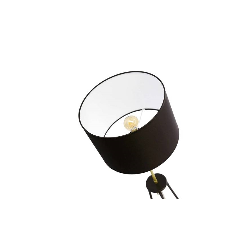 Podna lampa TEGOLA 1xE27/60W/230V crna/zlatna