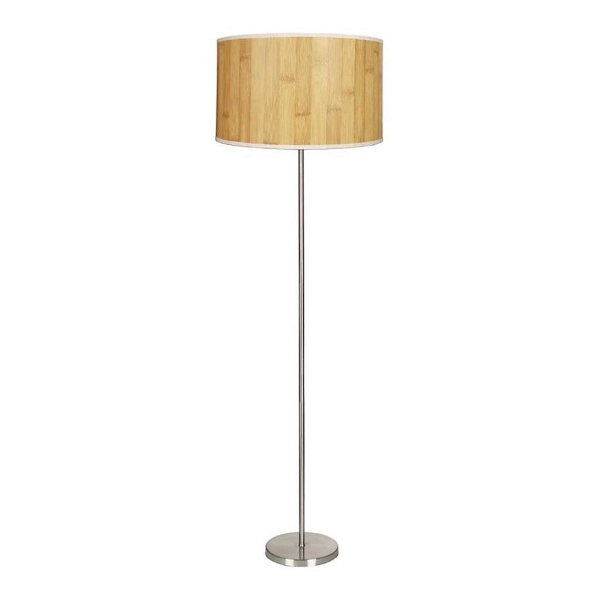 Podna lampa TIMBER 1xE27/60W/230V bež/mat krom