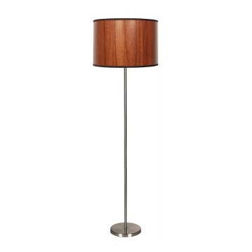 Podna lampa TIMBER 1xE27/60W/230V smeđa/mat krom