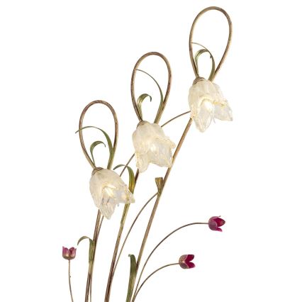 Podna lampa TULIPANO 3xE14/40W/230V murano staklo
