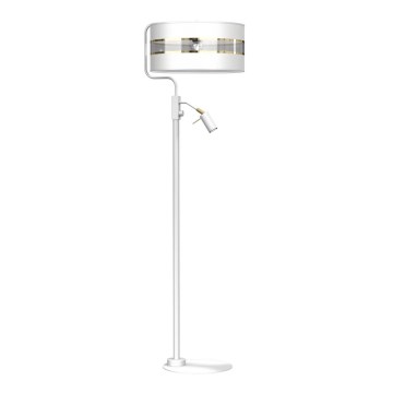 Podna lampa ULTIMO 1xE27/40W/230V + 1xGU10/MR11/7W bijela