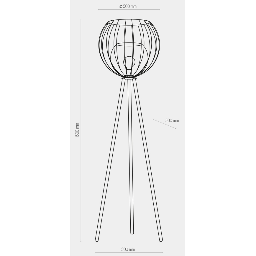 Podna lampa UNIVERSO 1xE27/60W/230V