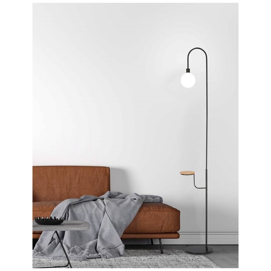 Podna lampa VANITY 1xG9/40W/230V crna