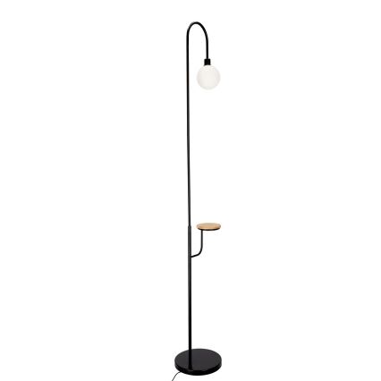 Podna lampa VANITY 1xG9/40W/230V crna