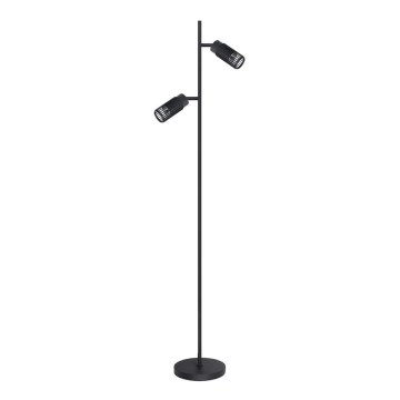 Podna lampa VERTICAL 2xGU10/8W/230V crna