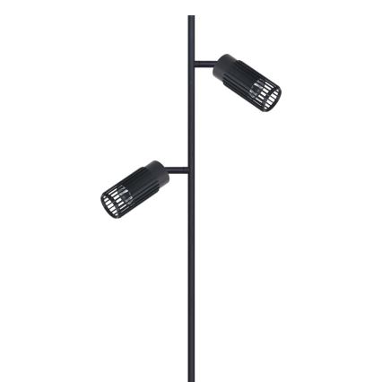 Podna lampa VERTICAL 2xGU10/8W/230V crna