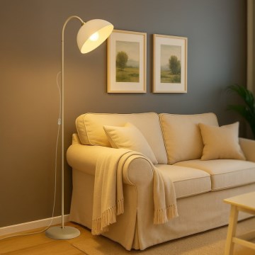 Podna lampa ZACK 1xE27/15W/230V bež