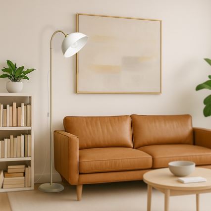 Podna lampa ZACK 1xE27/15W/230V bež