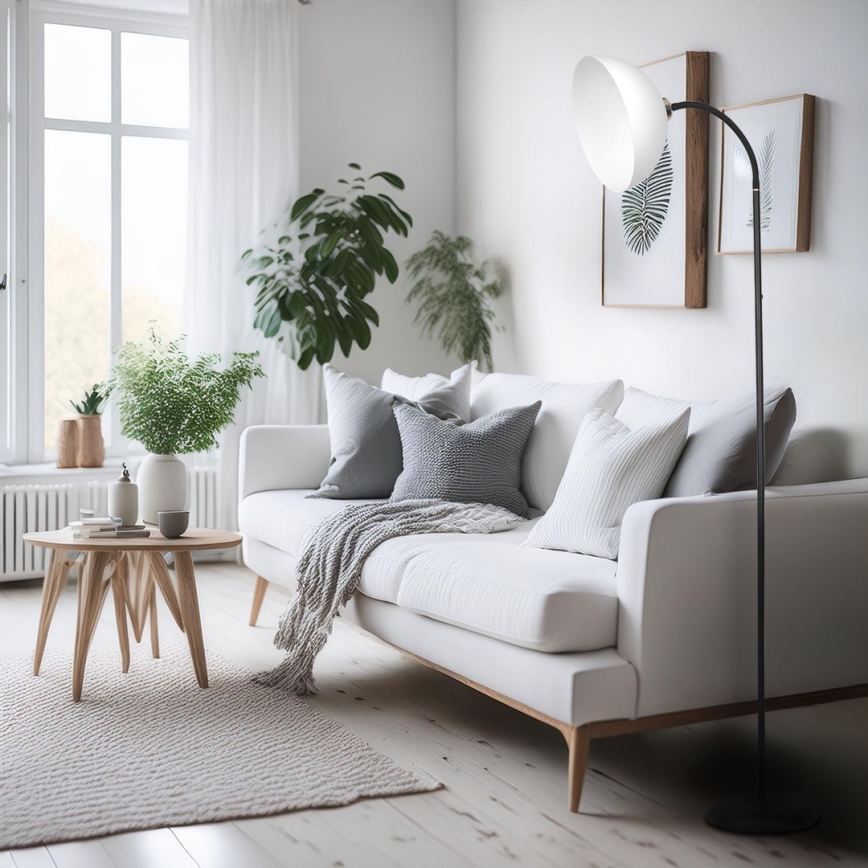 Podna lampa ZACK 1xE27/15W/230V crna