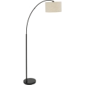 Podna lampa ZENITH 1xE27/15W/230V crna/bež