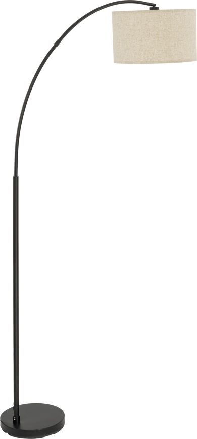 Podna lampa ZENITH 1xE27/15W/230V crna/bež