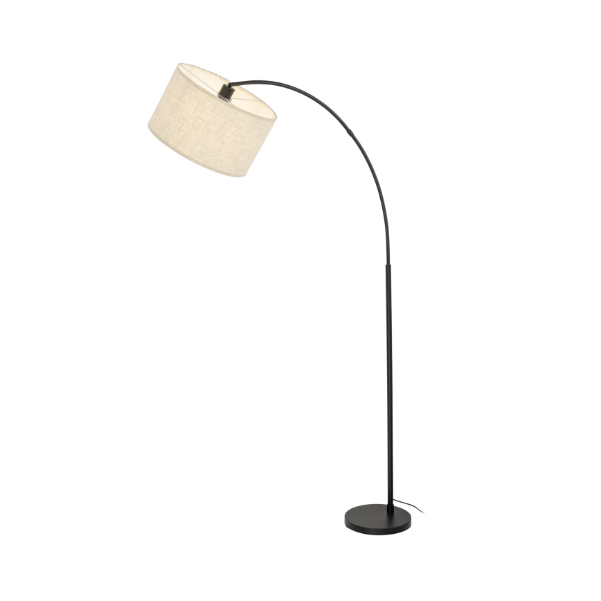 Podna lampa ZENITH 1xE27/15W/230V crna/bež
