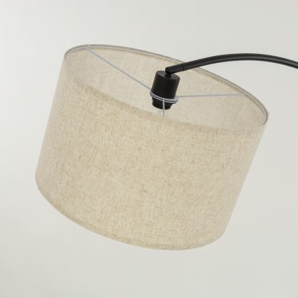 Podna lampa ZENITH 1xE27/15W/230V crna/bež