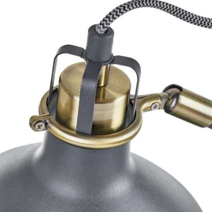 Stojeća lampa ARTHUR 1xE27/25W/230V siva