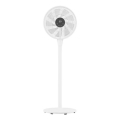 Podni ventilator 25W/230V 130 cm bijeli + daljinski upravljač