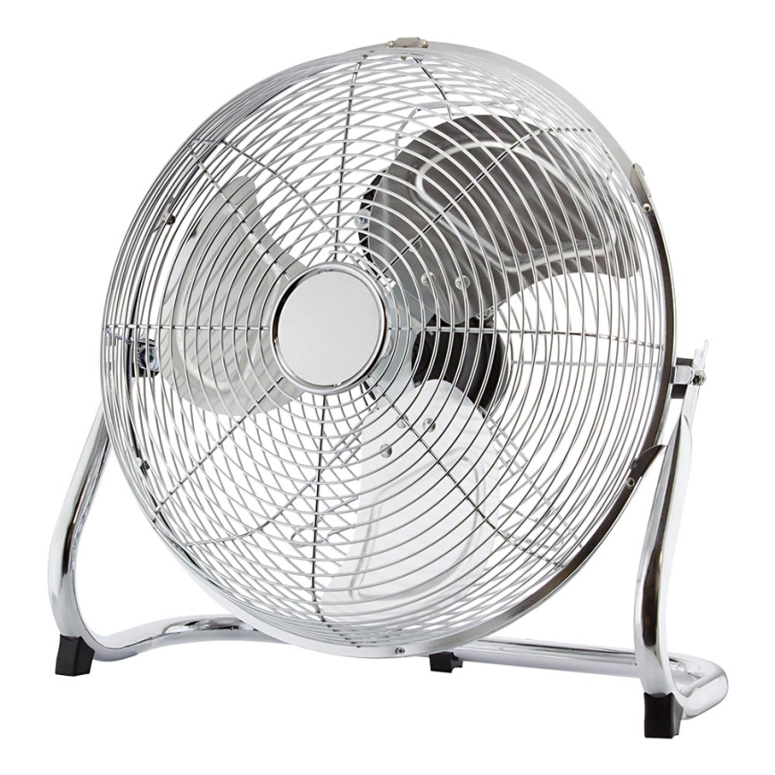 Podni ventilator, 45 cm, 3 brzine, sjajni krom, 140W