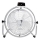 Podni ventilator 90W/230V Ø 45 cm srebrni + daljinski upravljač