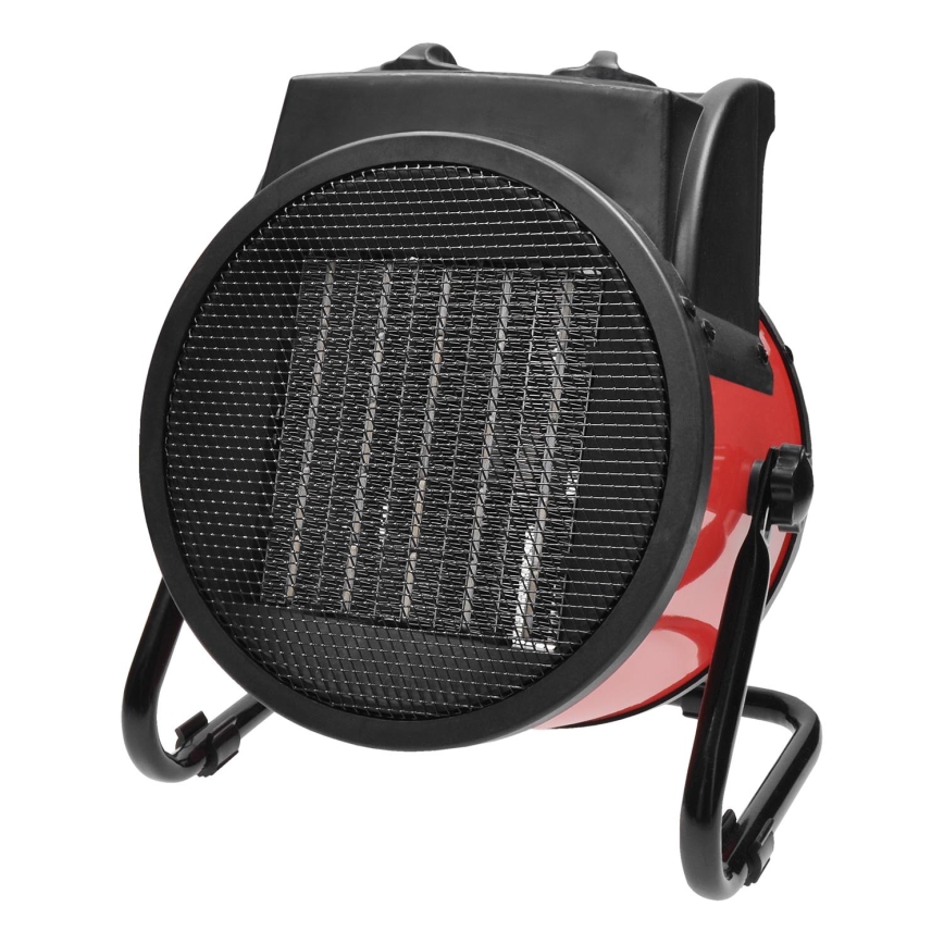 Podni ventilator s keramičkim grijačem 3000W/230V crna