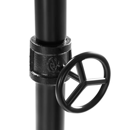 Pokretna stajaća vješalica LINEA smeđa/crna