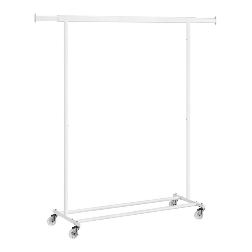 Pokretni podni stalak za odjeću LINEA, bijeli