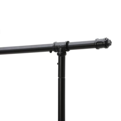 Pokretni stalak za odjeću LINEA crni