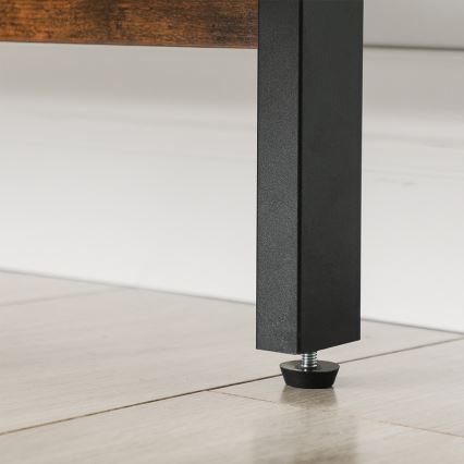 Polica za knjige NAVARO smeđa/crna