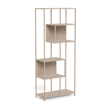 Polica za knjige SARON 77x185 cm siva