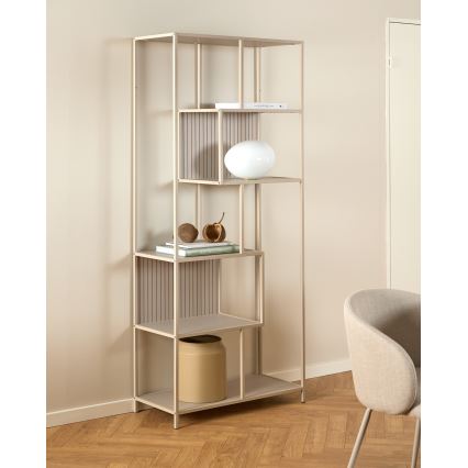 Polica za knjige SARON 77x185 cm siva