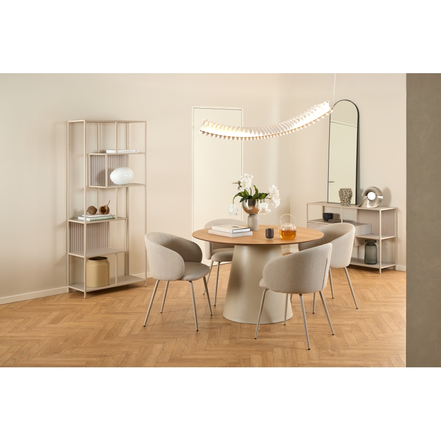 Polica za knjige SARON 77x185 cm siva