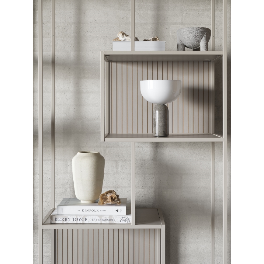 Polica za knjige SARON 77x185 cm siva